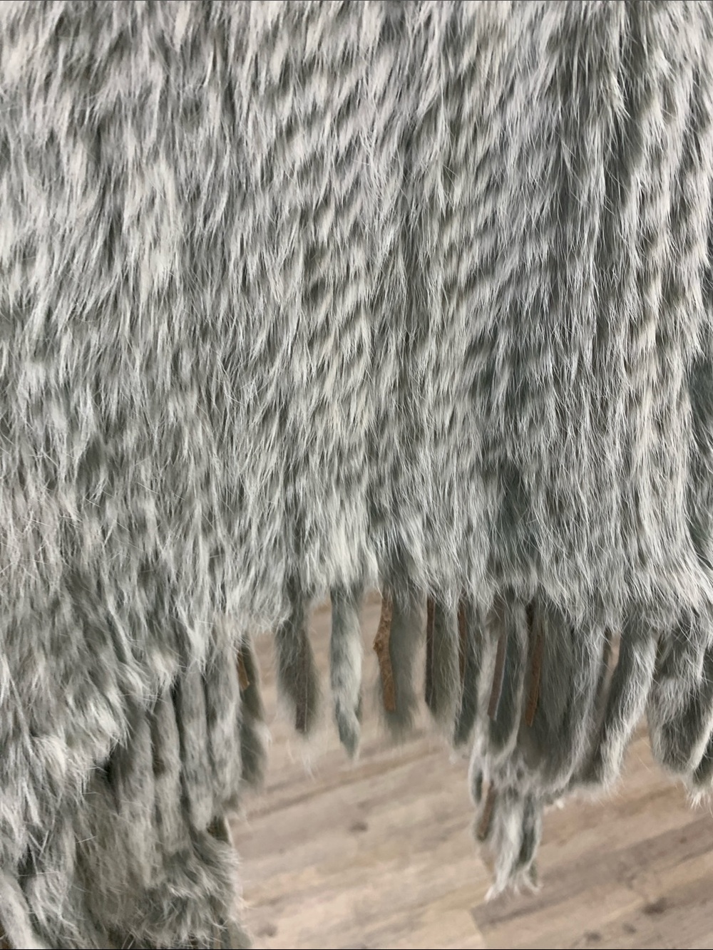 Romeo & Juliet Couture Olive Taupe Faux Fur Vest - Picture 5 of 8